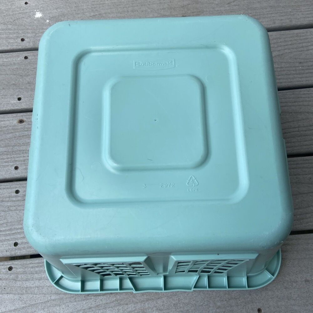 VTG 1987 Rubbermaid Laundry Basket 3/4 Bushel Model 2972  Made In USA - Picture 7 of 16